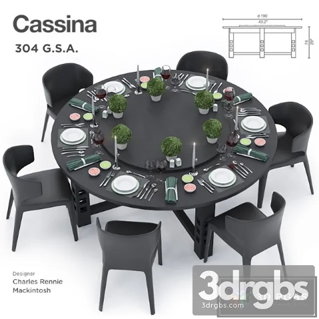 Cassina 304 GSA 3dsmax Download
