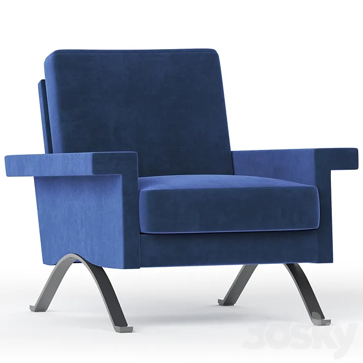 Cassina armchair 3DS Max
