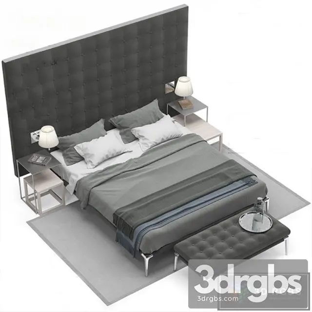 Cassina L26 Volage Bed 3dsmax Download