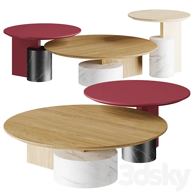 Cassina SENGU | table 3ds Max