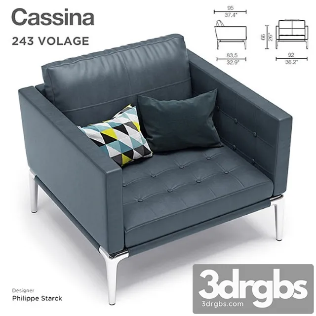 Cassina Volage Armchair 3dsmax Download