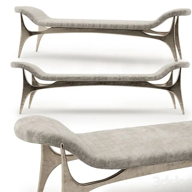 cast bench holly hunt 3dsMax Model