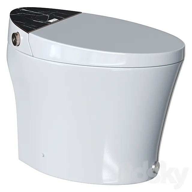 Casta Diva Elongated Smart Toilet 3ds Max