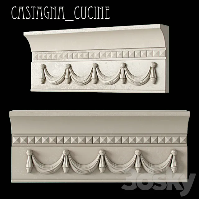 Castagna Cucine Maryrose decor element 3DS Max Model