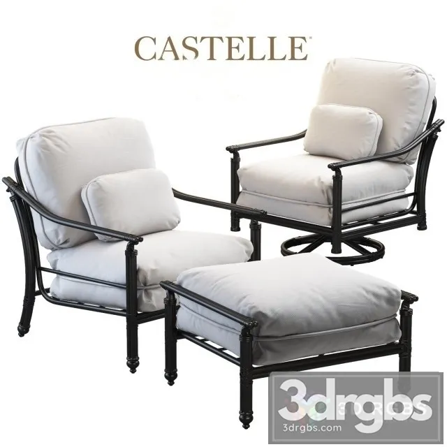 Castelle Coco Isle Armchairs 3dsmax Download