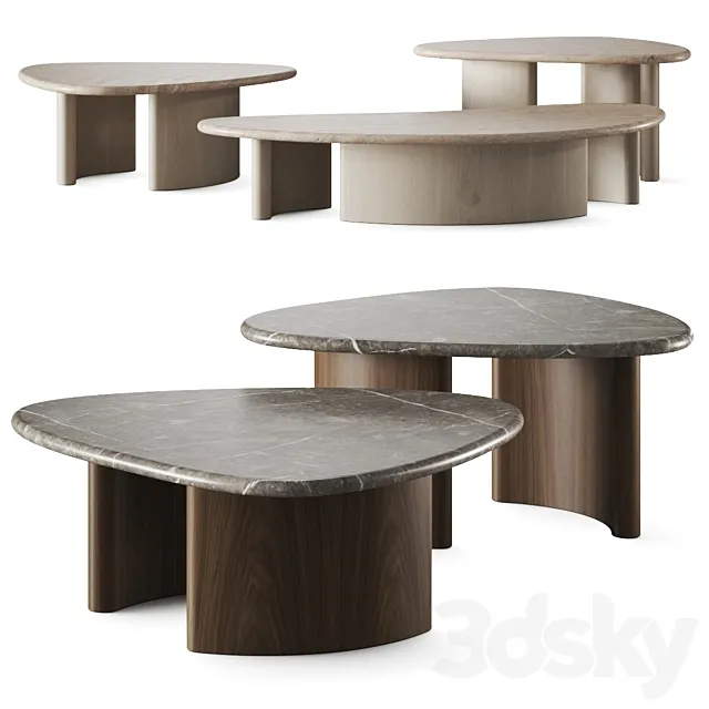 Castilleja Archipelagos Coffee Tables 3ds Max