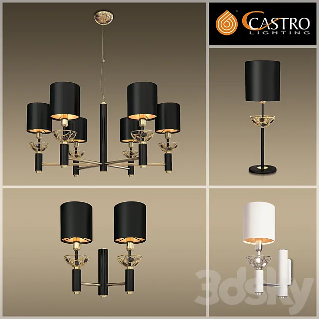 Castro Lighting Collection CHICAGO 3DSMax File
