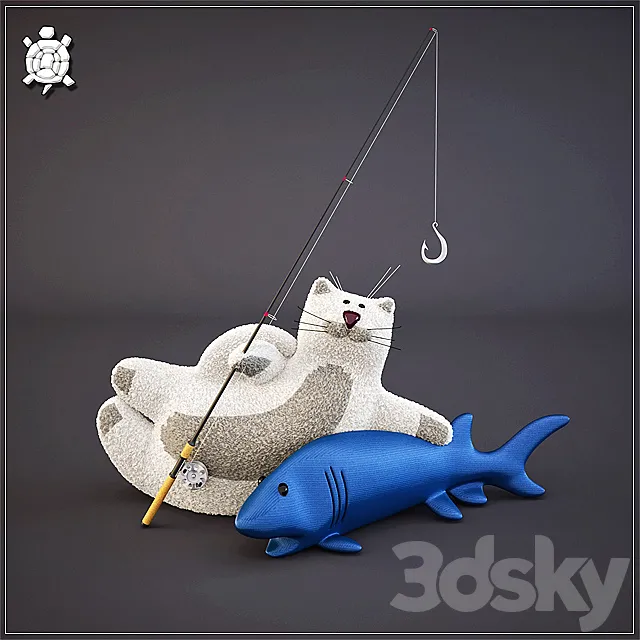 cat-fisherman 3DSMax File