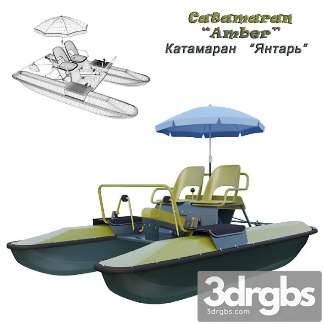 Catamaran Yantar Water Bicycle New 3dsmax Download
