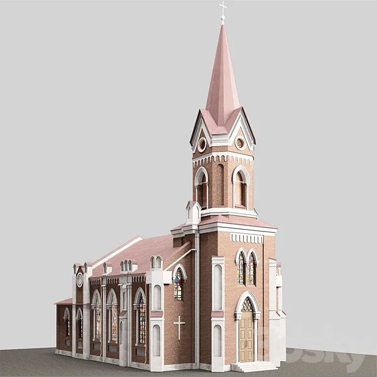 Cathedral 3DS Max