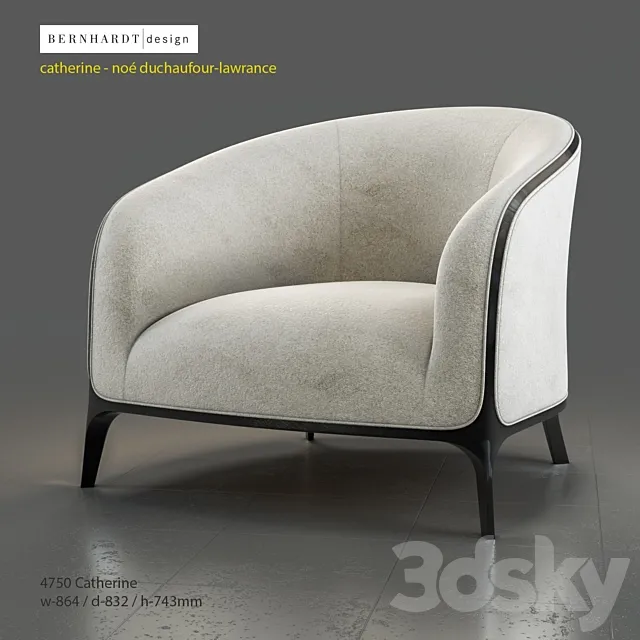 Catherine lounge chair 3DS Max Model