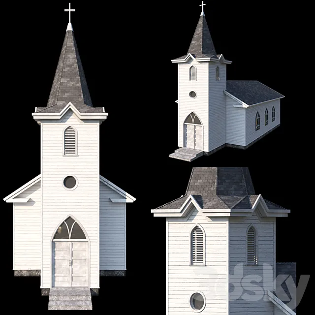 Catholic church 3DSMax File