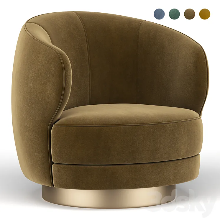 Cathrine armchair 3DS Max