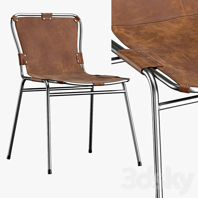 CATO LEATHER DESK CHAIR 3ds Max