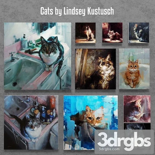 Cats by Lindsey Kustusch 3dsmax Download