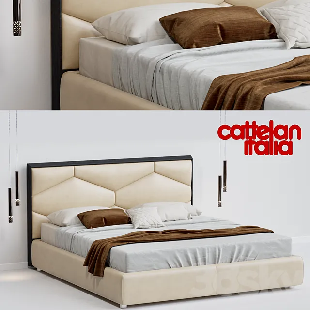 Cattelan Edward Bed and Stilo 3DS Max Model