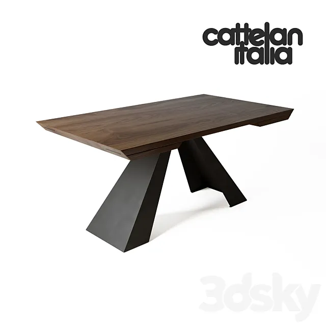CATTELAN ITALIA _ Eliot wood drive 3ds Max