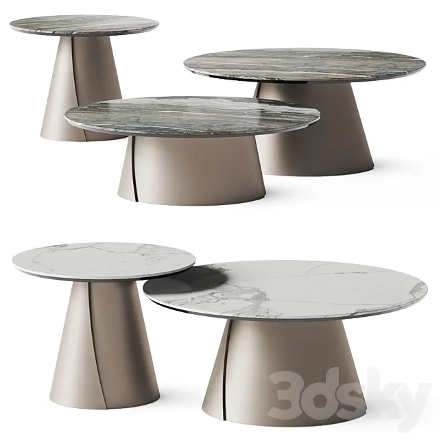 Cattelan Italia Albert Keramik Coffee Tables 3ds Max