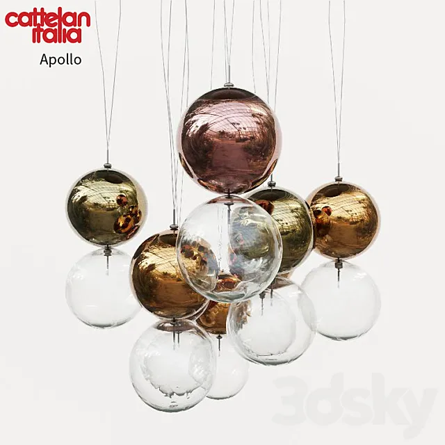 Cattelan Italia Apollo lamp 3DS Max Model