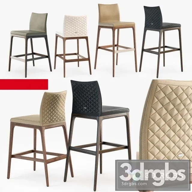 Cattelan Italia Arcadia couture Stool 3dsmax Download