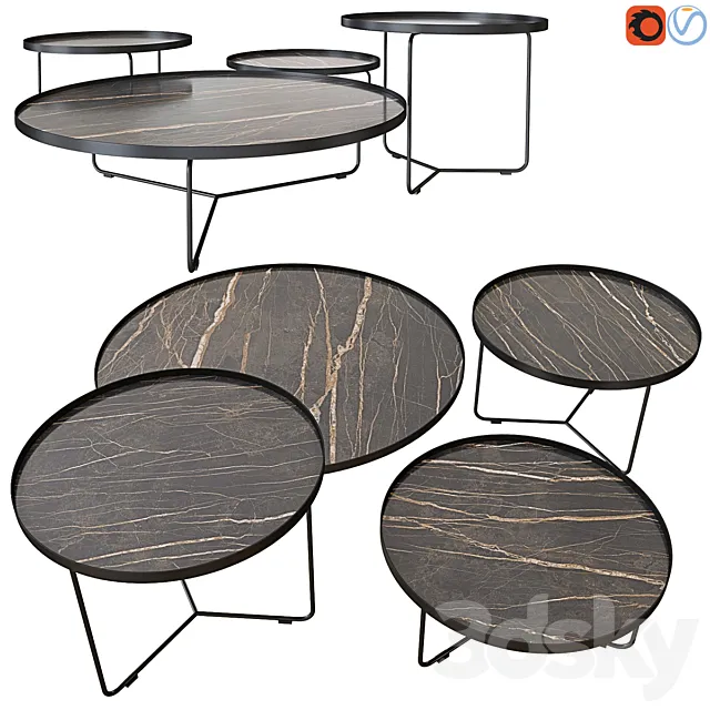 Cattelan Italia Billy Keramik Set 02 3ds Max