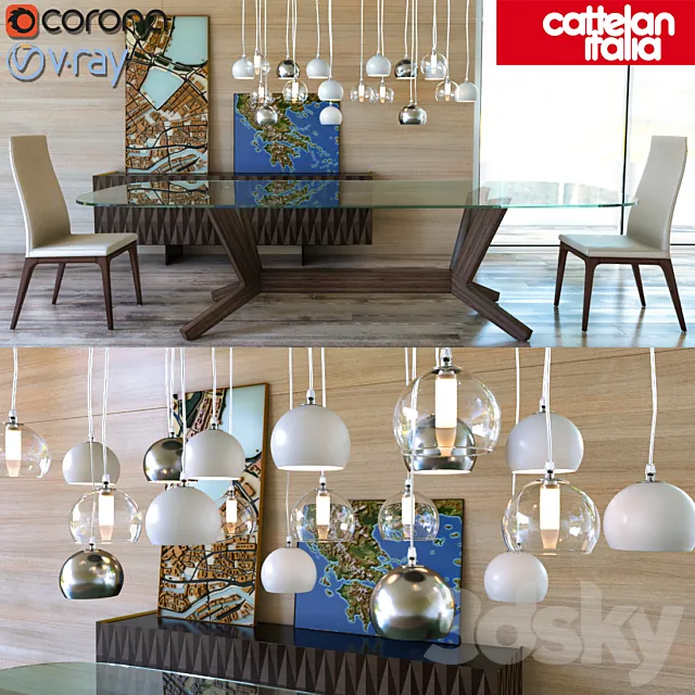 Cattelan Italia Goblin Arcadia Eclipse 3ds Max