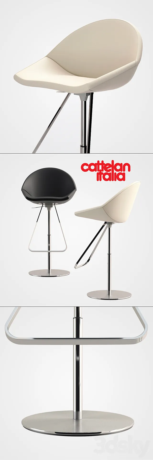 Cattelan Italia Kiss 3DS Max Model