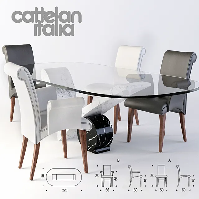 Cattelan Italia Lulu 3ds Max