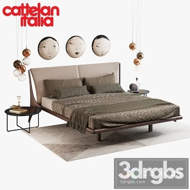 Cattelan Italia Nelson Bed 3dsmax Download