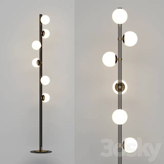 cattelan italia planeta floor lamp 3DS Max Model