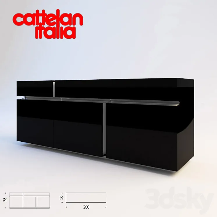 Cattelan Italia \/ Prisma 3DS Max