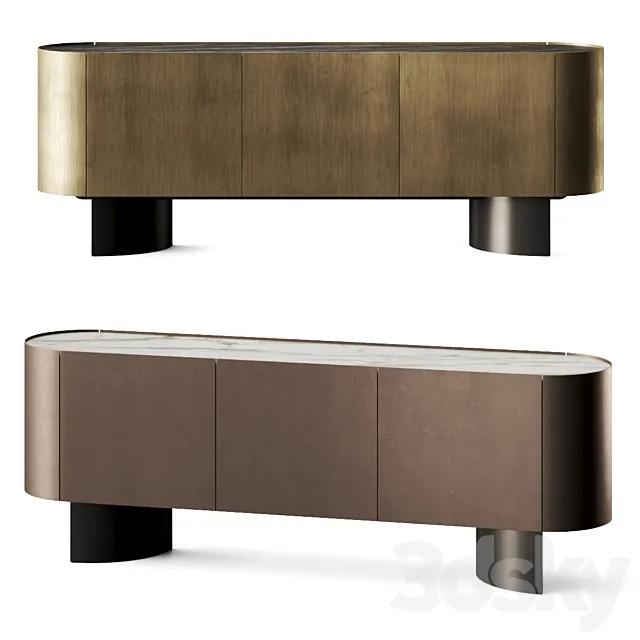 Cattelan Italia Savoy Sideboard 3DS Max Model