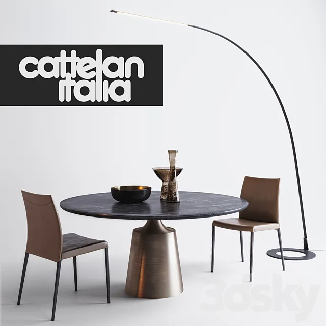 Cattelan italia set 3DSMax File