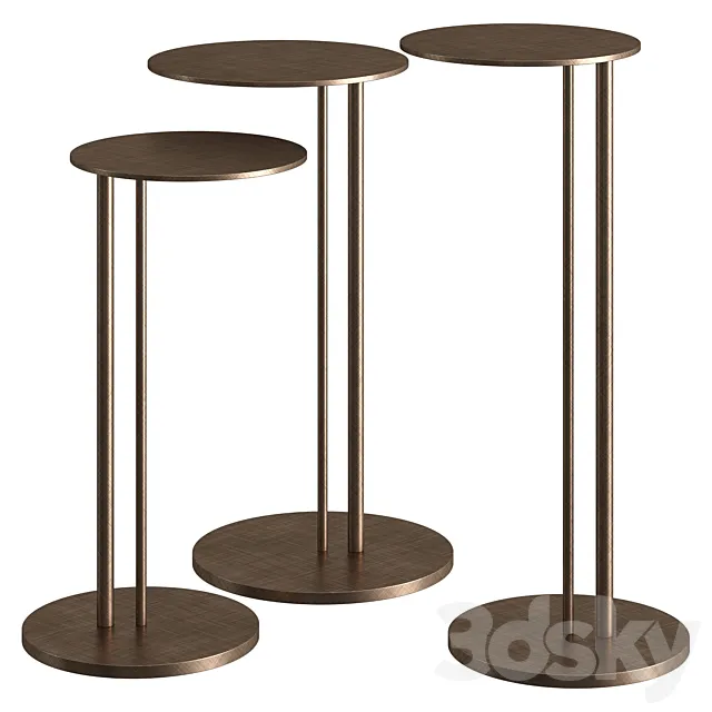 Cattelan Italia Sting Bb Coffee & Side Tables 3ds Max