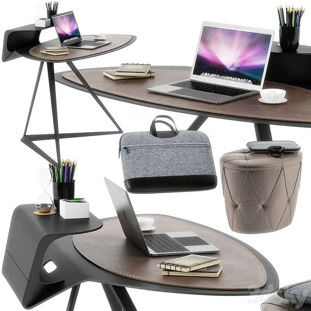 Cattelan Italia Storm desk set 3dsMax Model