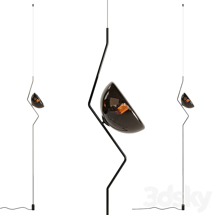 Cattelan Italia Tramonto Ceiling Lamp 3DS Max Model