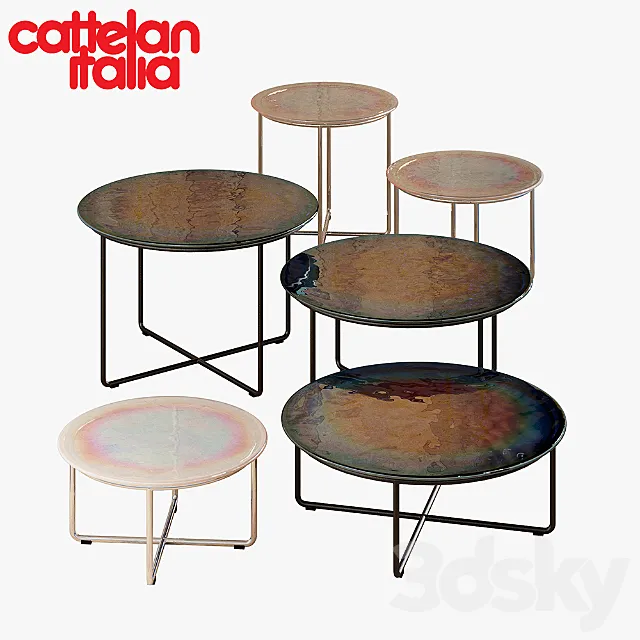 Cattelan Italia vinyl table 3DS Max Model