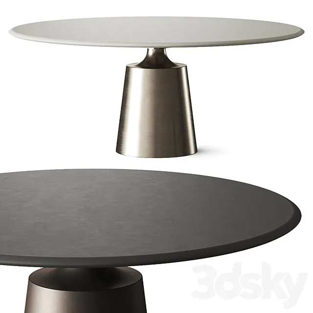 Cattelan Italia Yoda Argile Dining Table 3dsMax Model