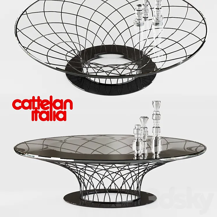 Cattelan NIDO table 3DS Max