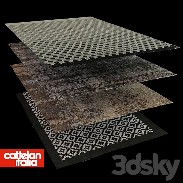 Cattelan rugs 2 3ds Max