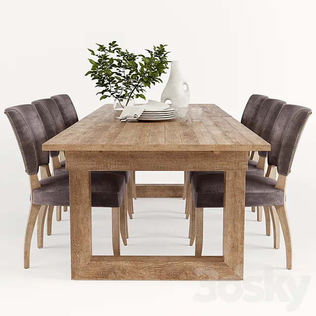 Causeway_Dining_table 3ds Max