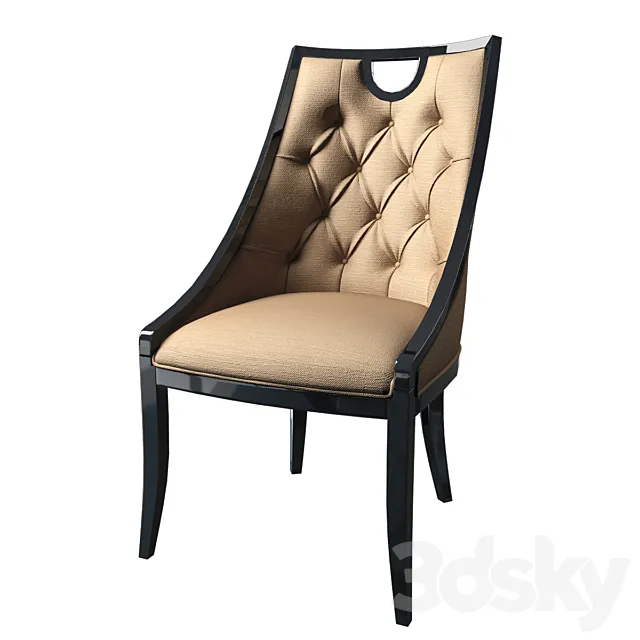 Cavio ArtDeco Line chair 3DS Max Model