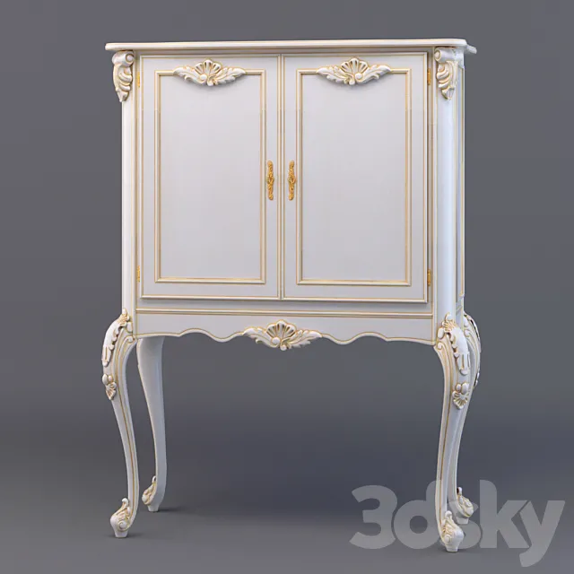 CAVIO bar cabinet 3ds Max