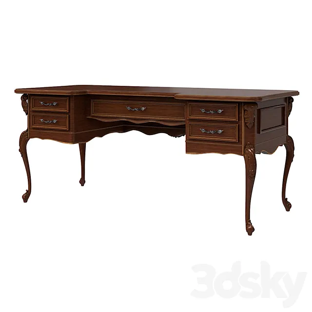 Cavio writing desk BN-8844 3DS Max Model