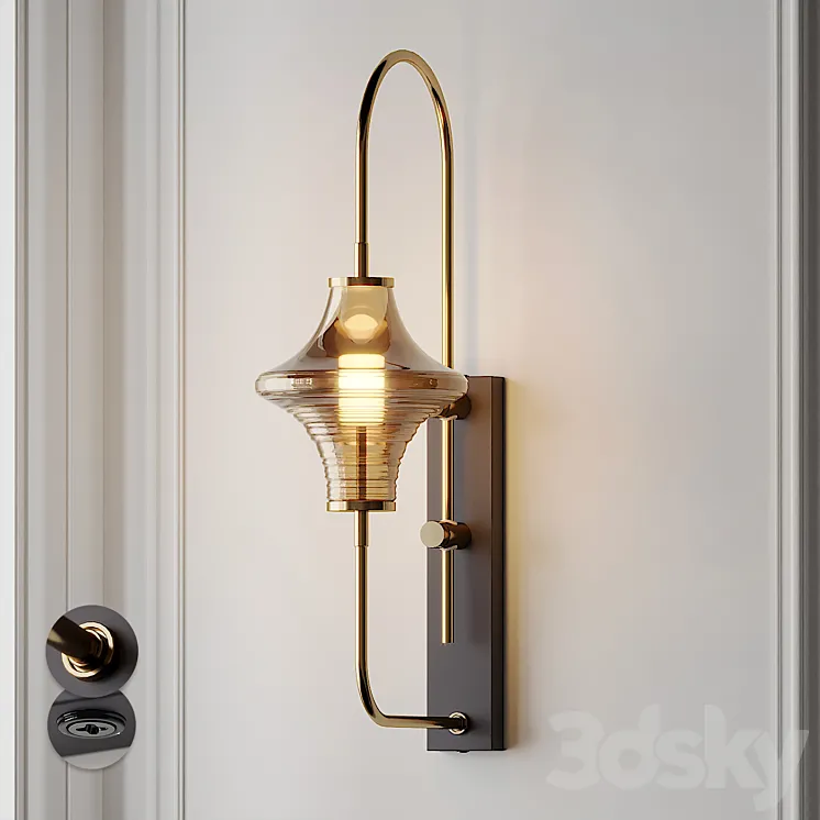 Caymon Wall Sconce by Jaisons Emporio 3DS Max