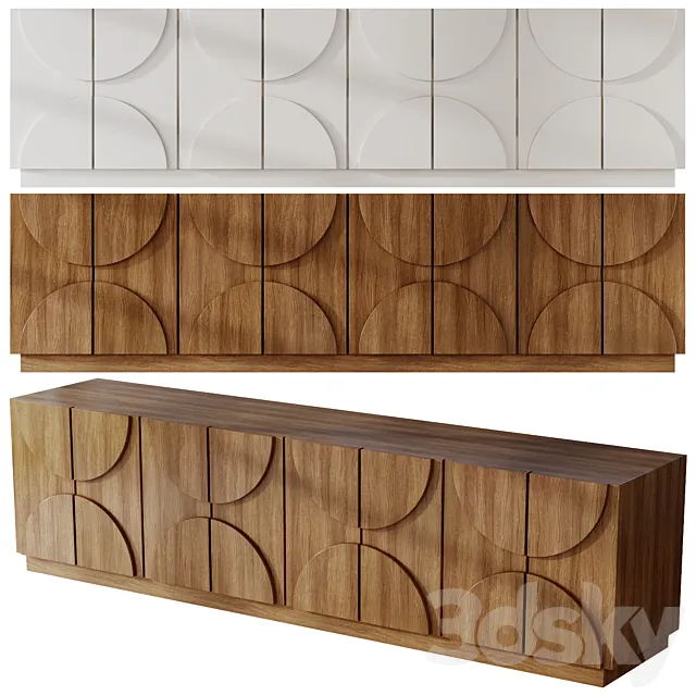 Cazarina Chest of drawers MORRION 2 3ds Max