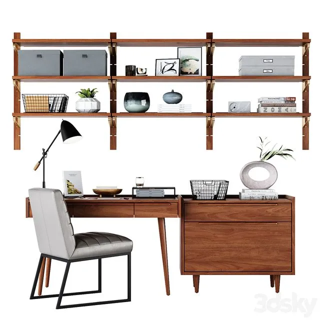 C&B Workplace 3dsMax Model