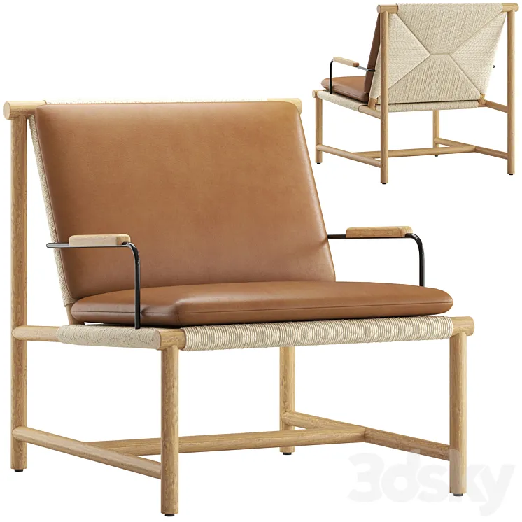 CB2 Anacapa Lounge Chair 3DS Max Model