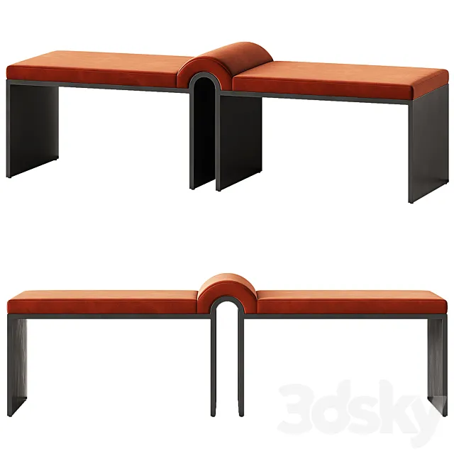 CB2 Arc bench 3ds Max