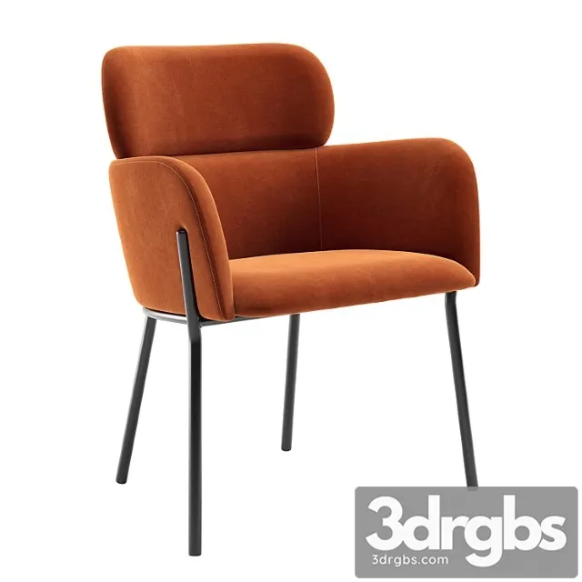 Cb2 azalea brown chair 2 3dsmax Download